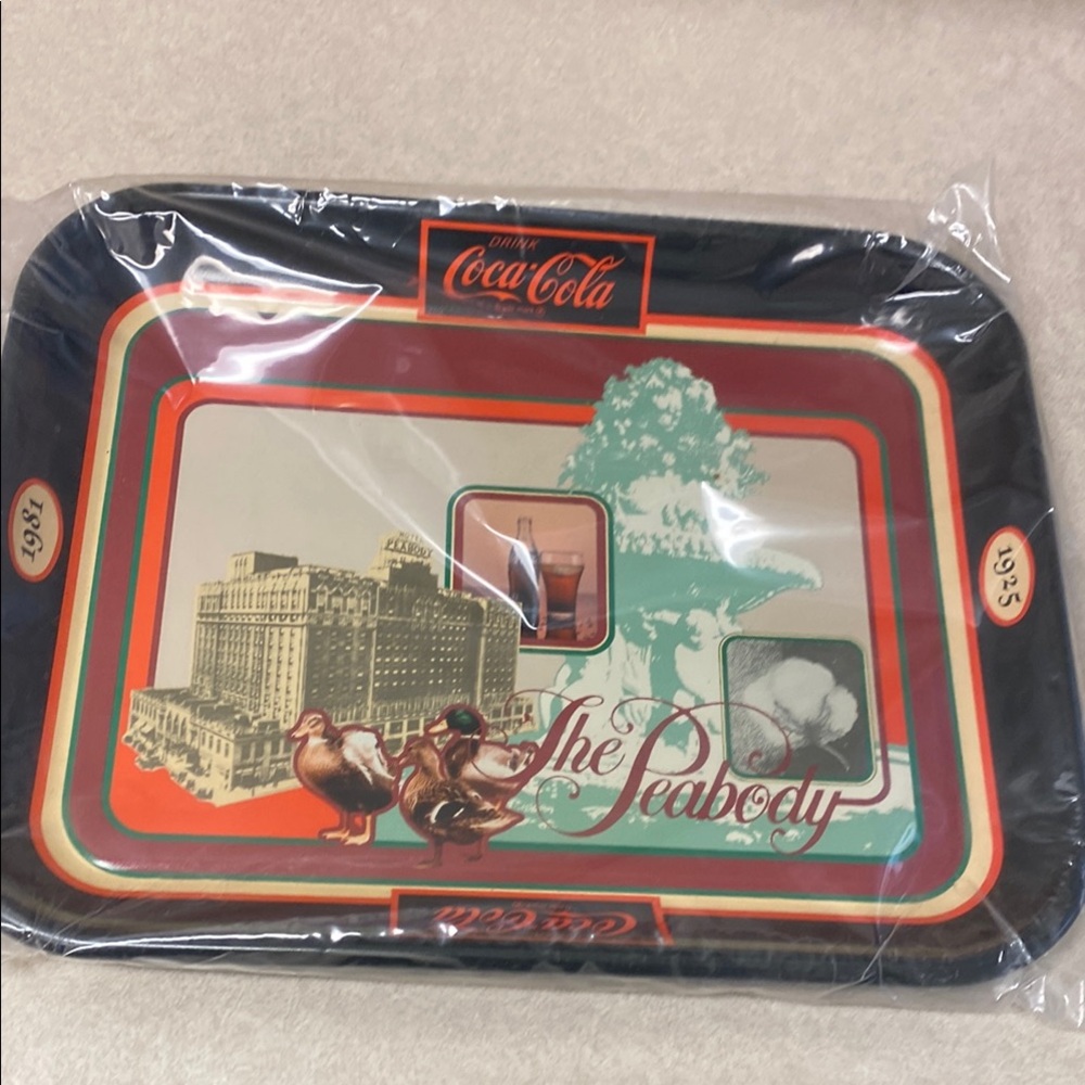Coca-Cola Peabody tray